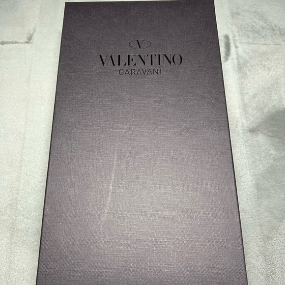 Valentino Camouflage Pool Slides - Blue with Orange Pattern - Picture 7 of 9